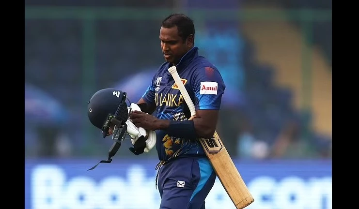 Angelo Mathews timed out in Sri Lanka’s World Cup clash with Bangladesh