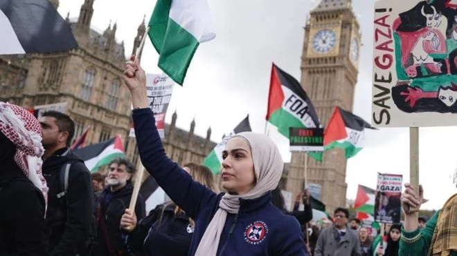 UK PM urges pro-Palestinian groups to scrap Armistice Day march