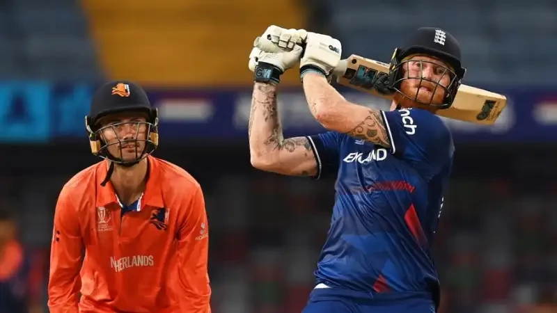 Stokes century sets up England thrashing of Netherlands