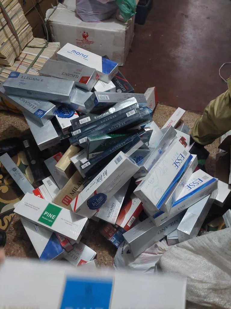 Rs156m smuggled cigarettes seized