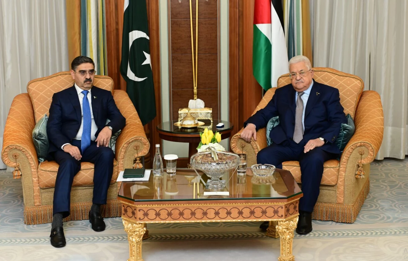 Pak PM, Palestinian president call for international collaboration to restrain Israel from bloodshed