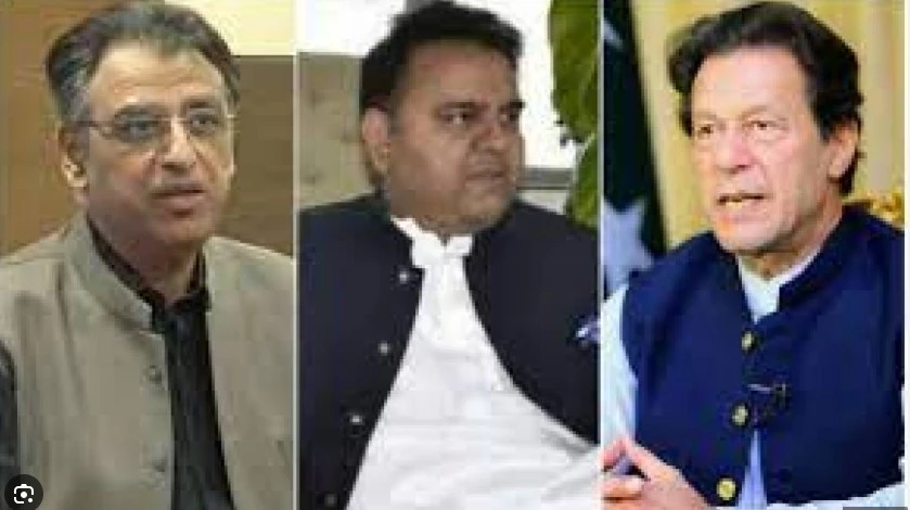 Imran Khan, Asad Umar, Fawad Ch skip indictment in ECP contempt case