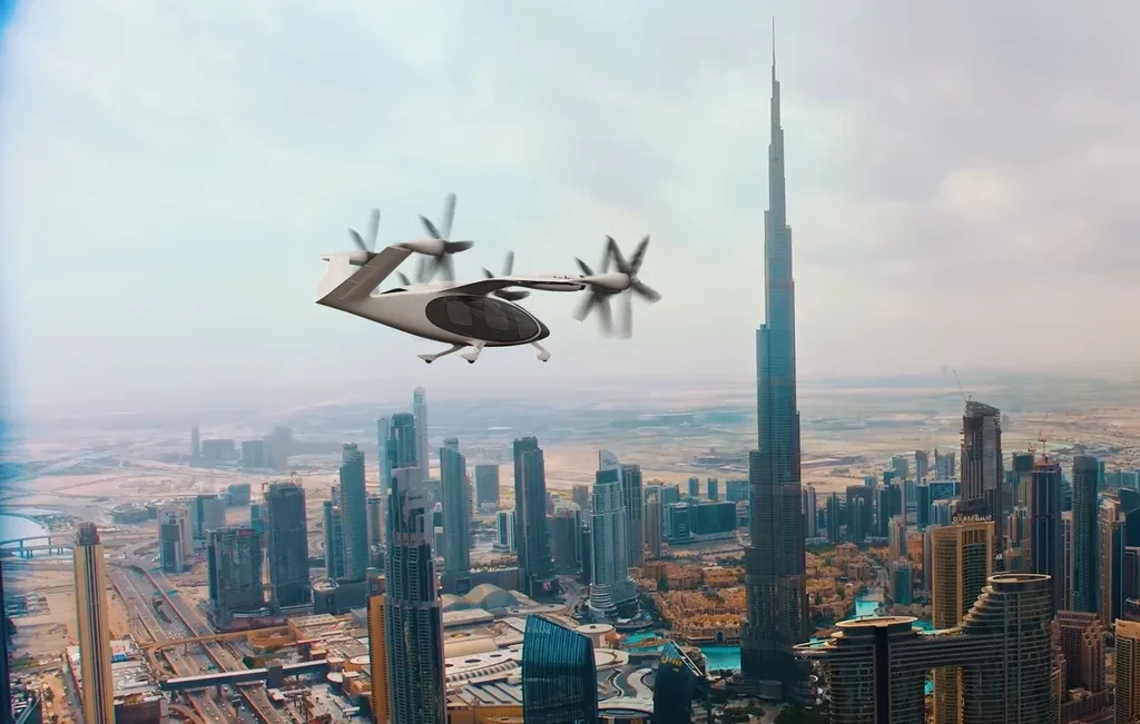 Flying taxis braced for takeoff at Dubai Airshow