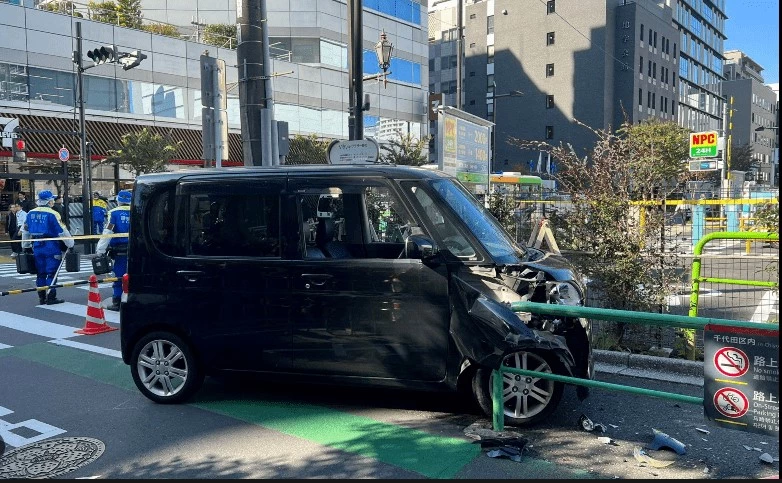 Man arrested after car crashes near Israeli embassy in Tokyo