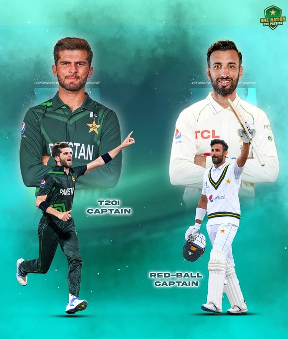 Shan Masood, Shaeen Afridi replace Babar Azam as Test, T20 captains