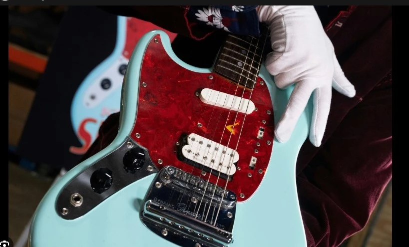 Guitar from Kurt Cobain's last tour fetches over $1.5 million