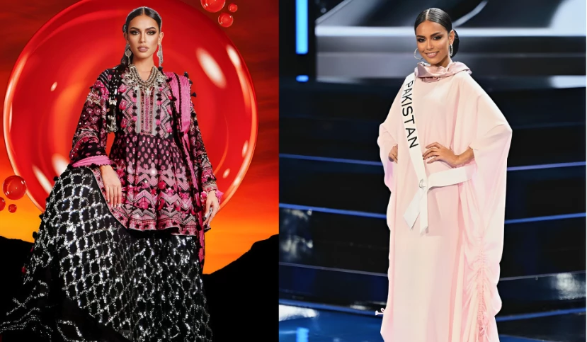 Pakistan’s Erica Robin steals spotlight at Miss Universe pageant