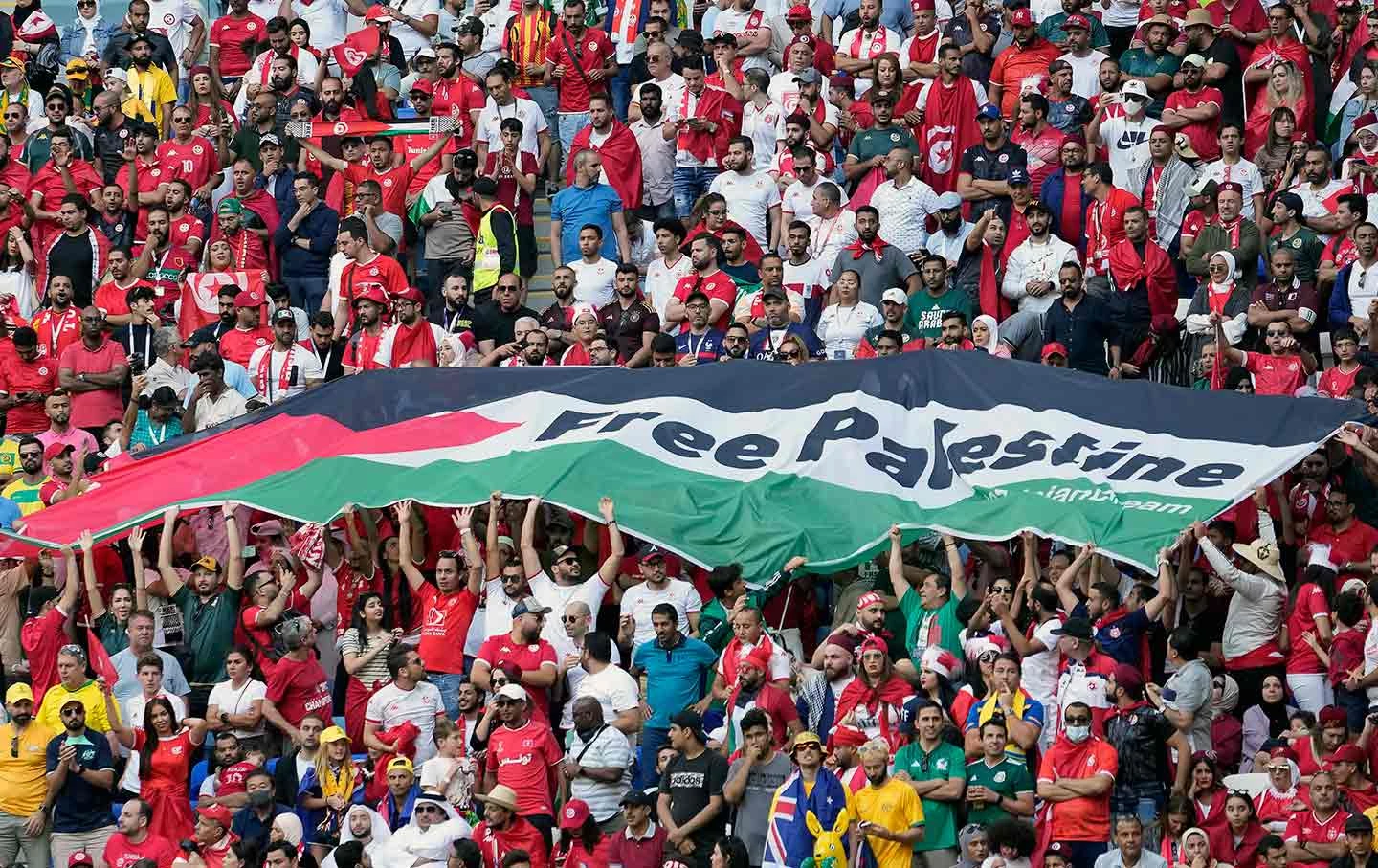 Palestinians fly flag in emotional World Cup qualifier