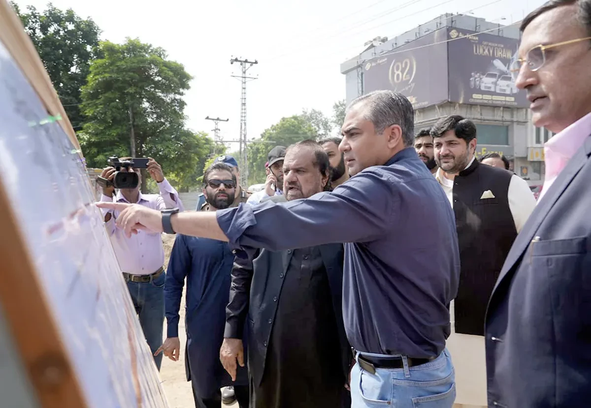 CM Naqvi inspects under-construction mega projects in Lahore