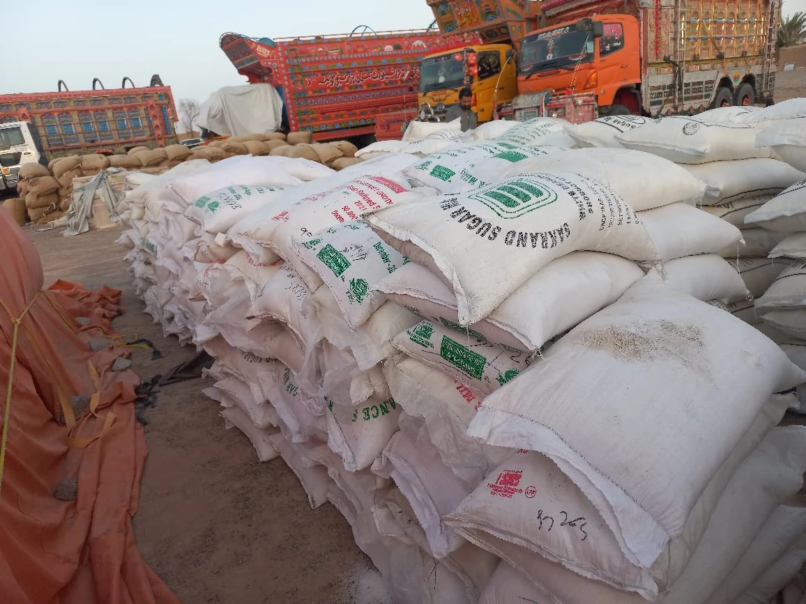 Customs intelligence foils sugar smuggling attempt in Quetta