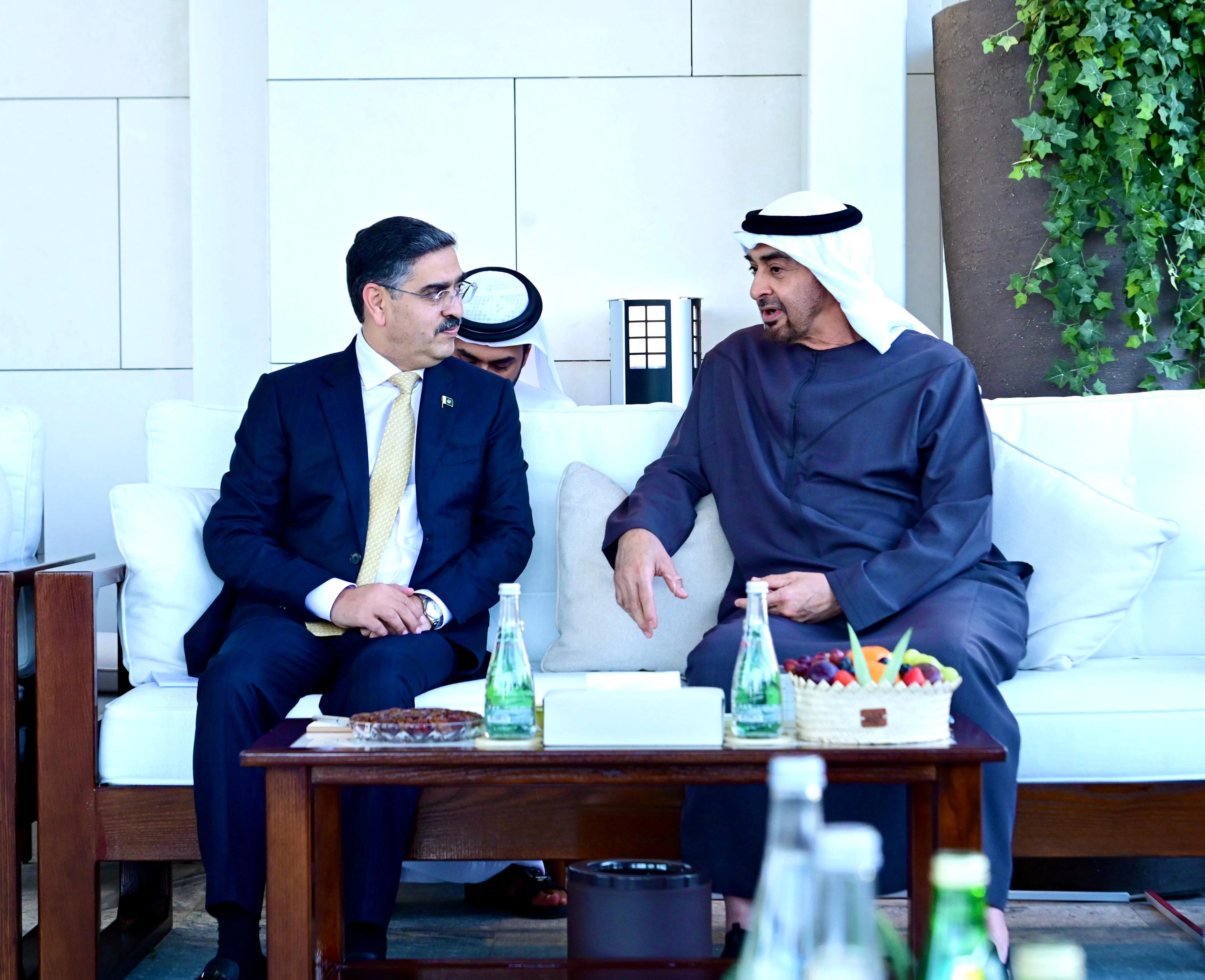 Caretaker PM, UAE President reaffirm resolve to further strengthen strategic cooperation