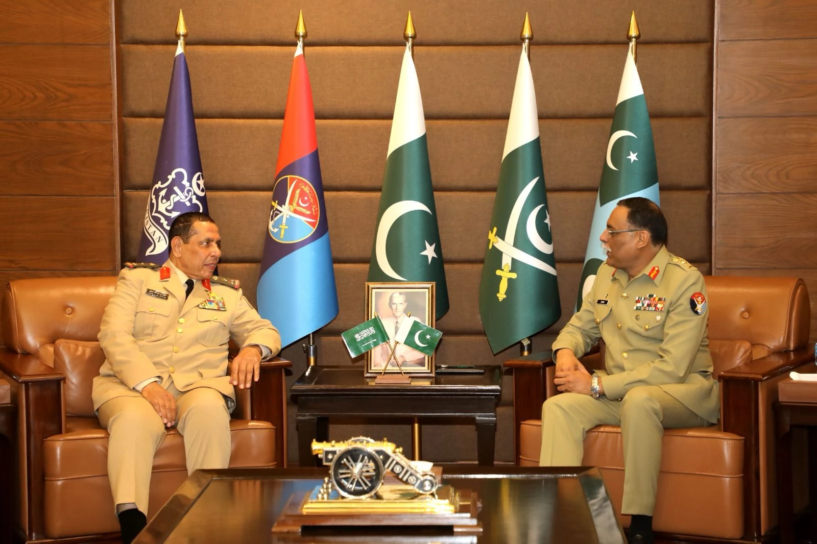 CJCSC, Saudi Commander discuss defence and security cooperation