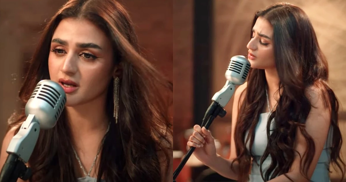 Hira Mani's exceptional style in recording session wins hearts of many