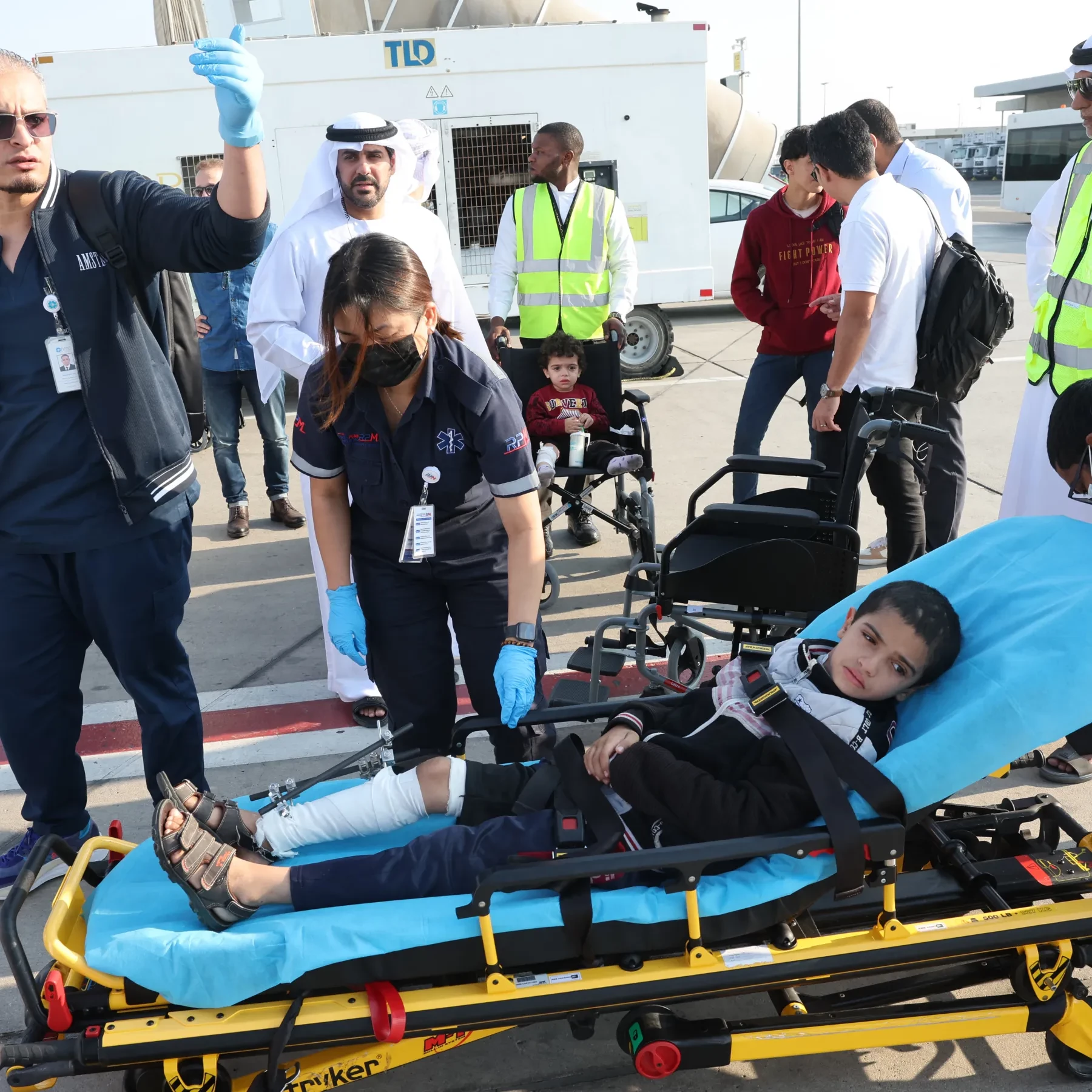 Trauma, injury aboard UAE flight carrying Palestinian children