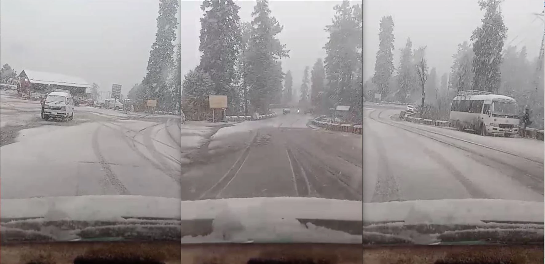 First snowfall blankets Abbottabad's hilly areas, transforming landscape into winter wonderland