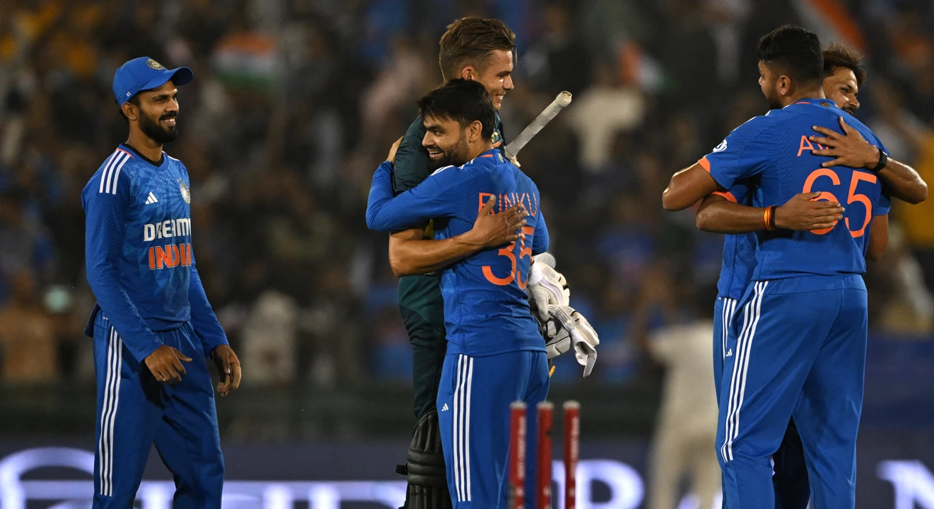 Rinku, spinners help India down Australia to clinch T20 series