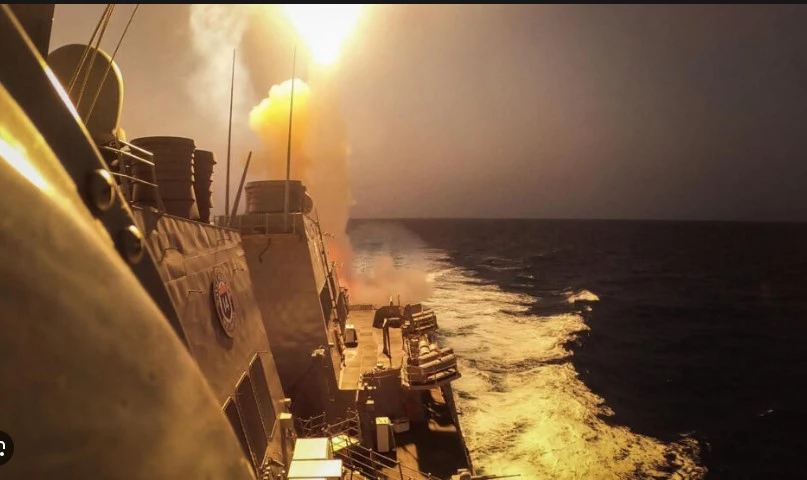 US destroyer shoots down drones as attacks hit Red Sea shipping