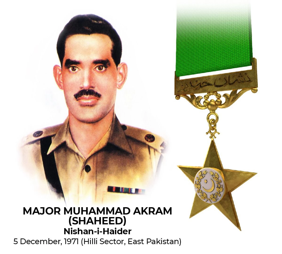 52nd Shahadat anniversary of Major Akram is being observed today