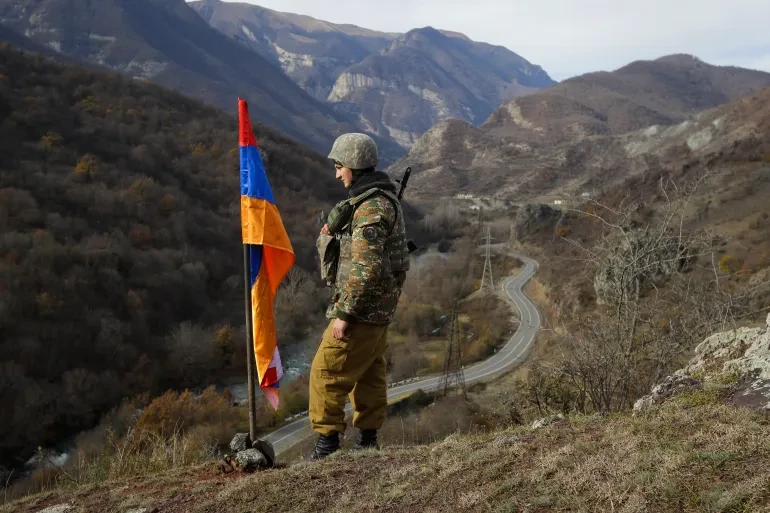 Armenian says soldier killed by Azerbaijan near border