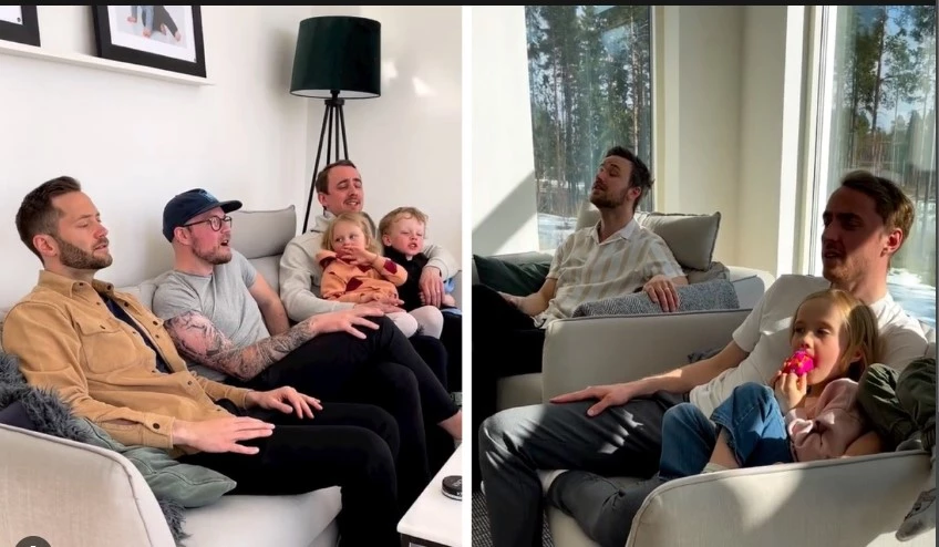 Daddy cool: Swedish dads go viral as boy band