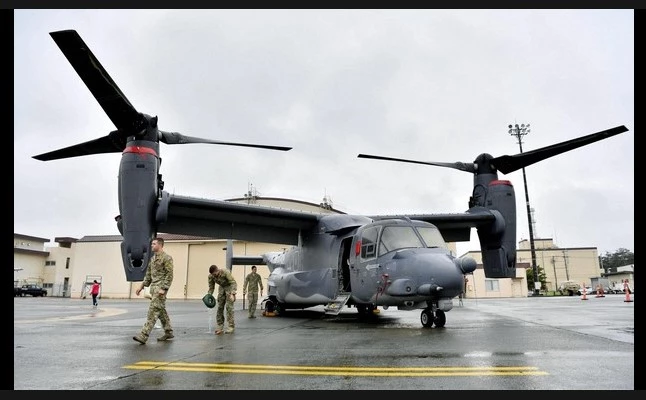 US military grounds fleet of Osprey after crash off Japan