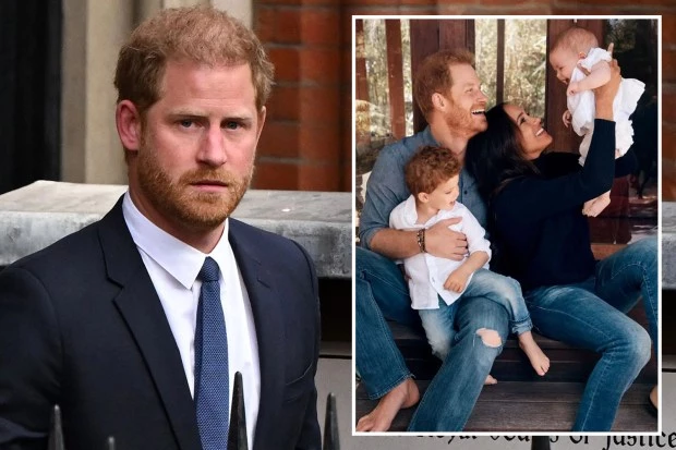 Prince Harry says UK not safe for him and family without security