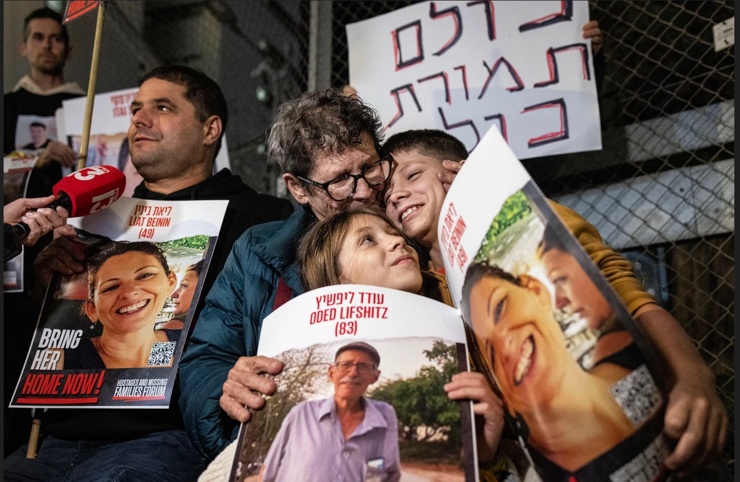 'Bring them home': Israelis call for hostages' release