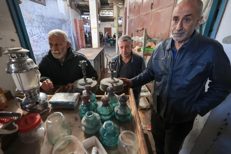 Antique stoves in Gaza the only way to cook during war