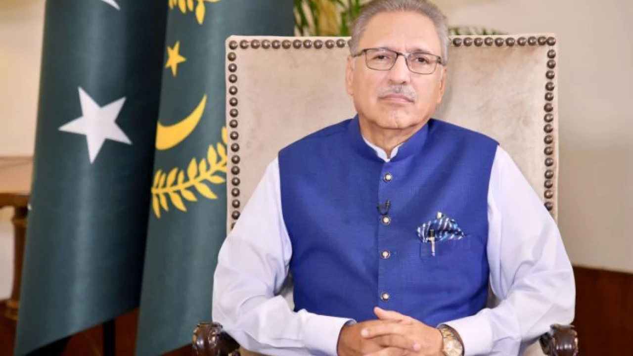 President Alvi rejects Indian SC ruling on IIOJ&K status