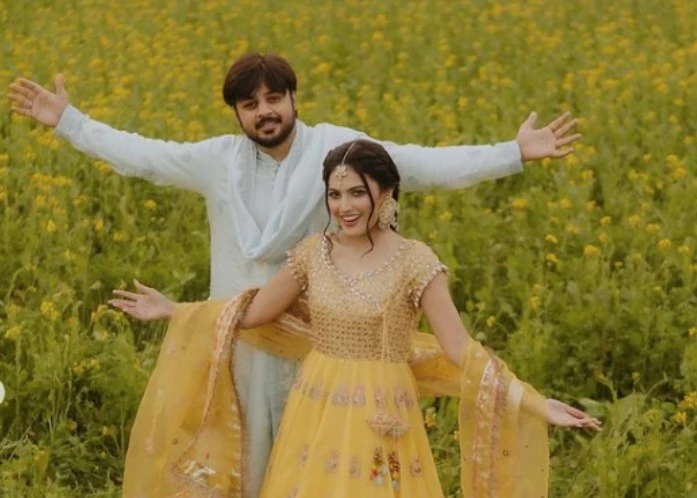 Youtuber Iqra Kanwal’s DDLJ themed mayun photoshoot breaks the internet