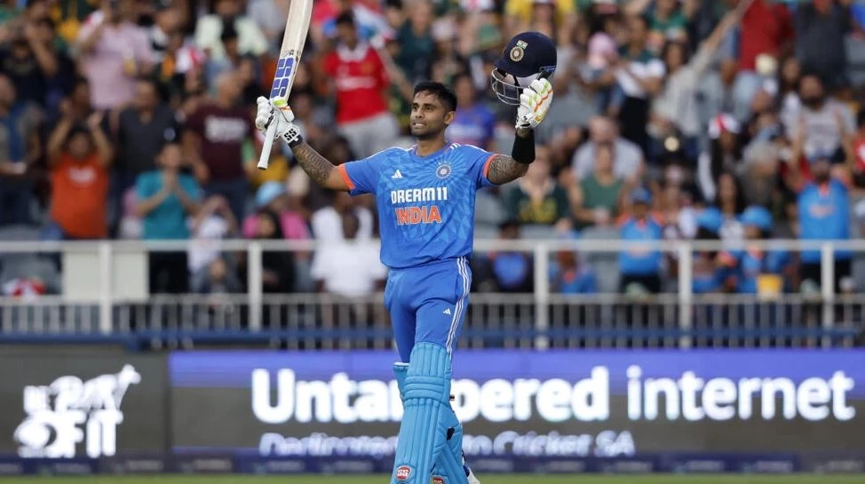 Suryakumar thrashes century for India against South Africa