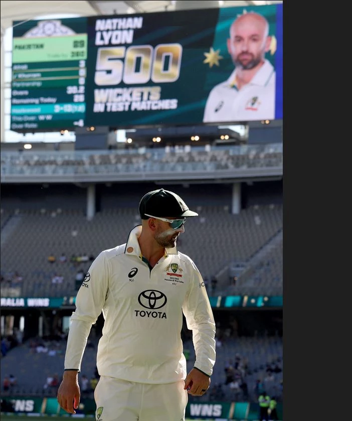 Australian spin king Lyon joins elite club with 500th Test wicket