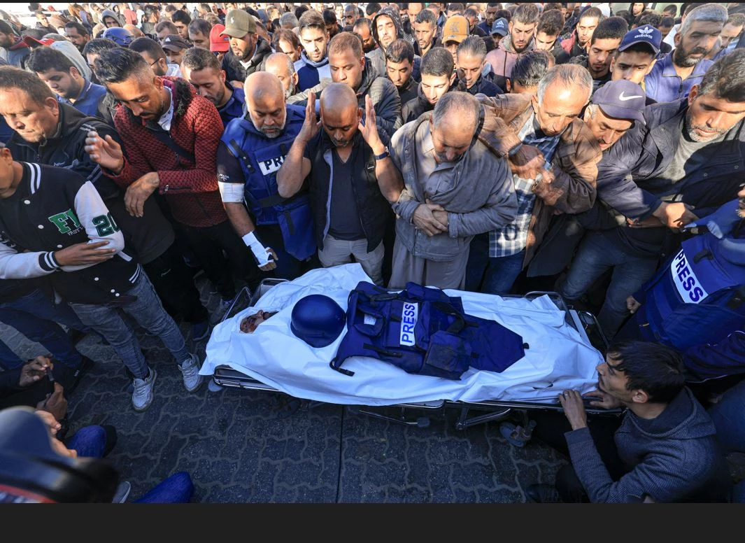 Funeral held for Al Jazeera journalist killed in Israel strike