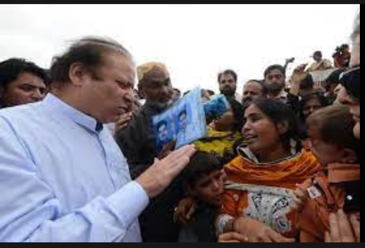 Nawaz Sharif listens to Swati woman’s plea for help