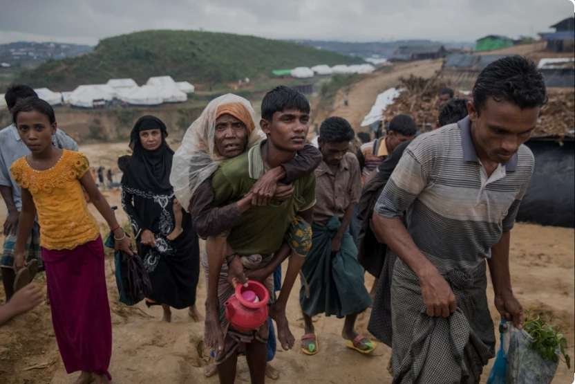 Rohingya flee kidnap and hunger in Bangladesh hoping for better life