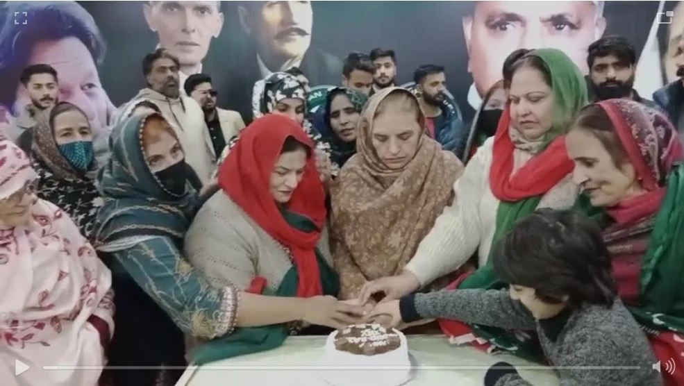 Usman Dar's mother re-opens PTI election office in Sialkot