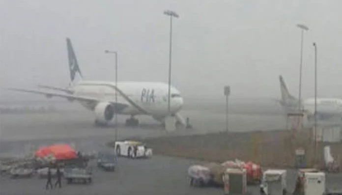 Fog affects PIA flights in Lahore, Multan, Sialkot