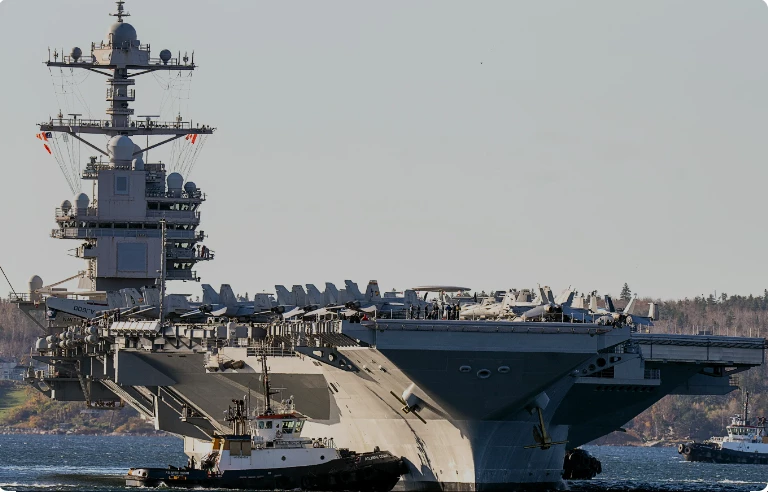 US aircraft-carrier sent to help Israeli forces will return to base