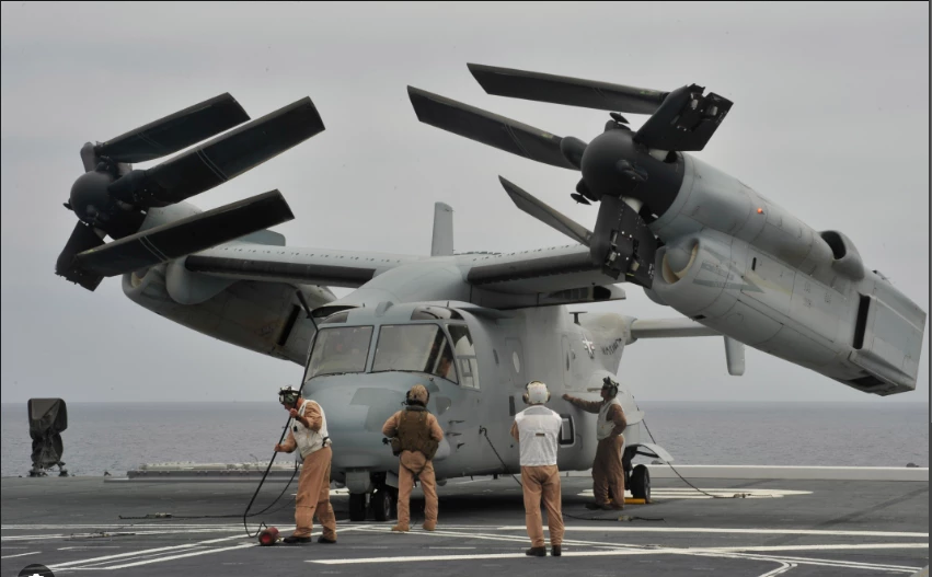 Black box from US Osprey found off Japan