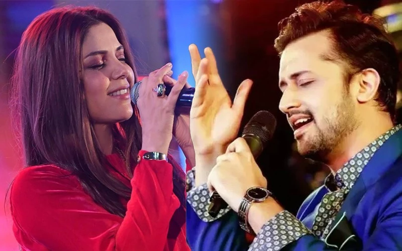 Hadiqa Kiani and Atif Aslam recall old memories while singing ‘Hona Tha Pyar’