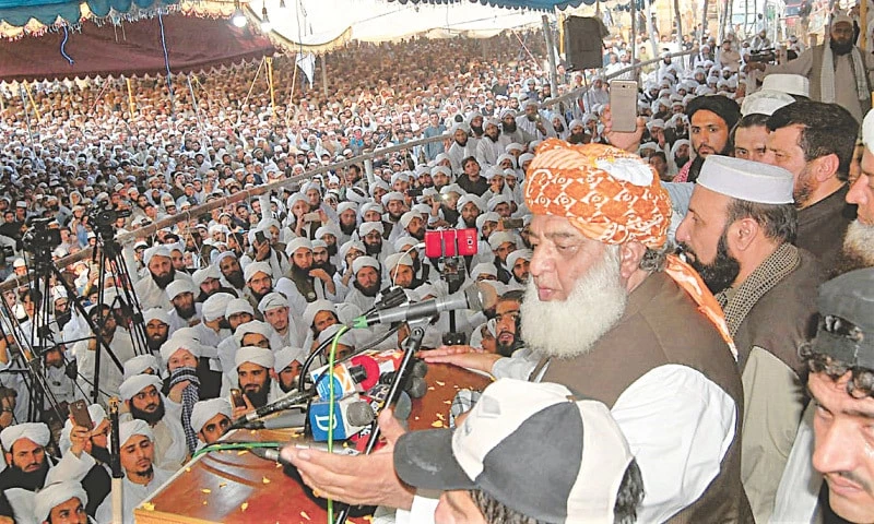 JUI-F unveils list of candidates for K-P in upcoming elections