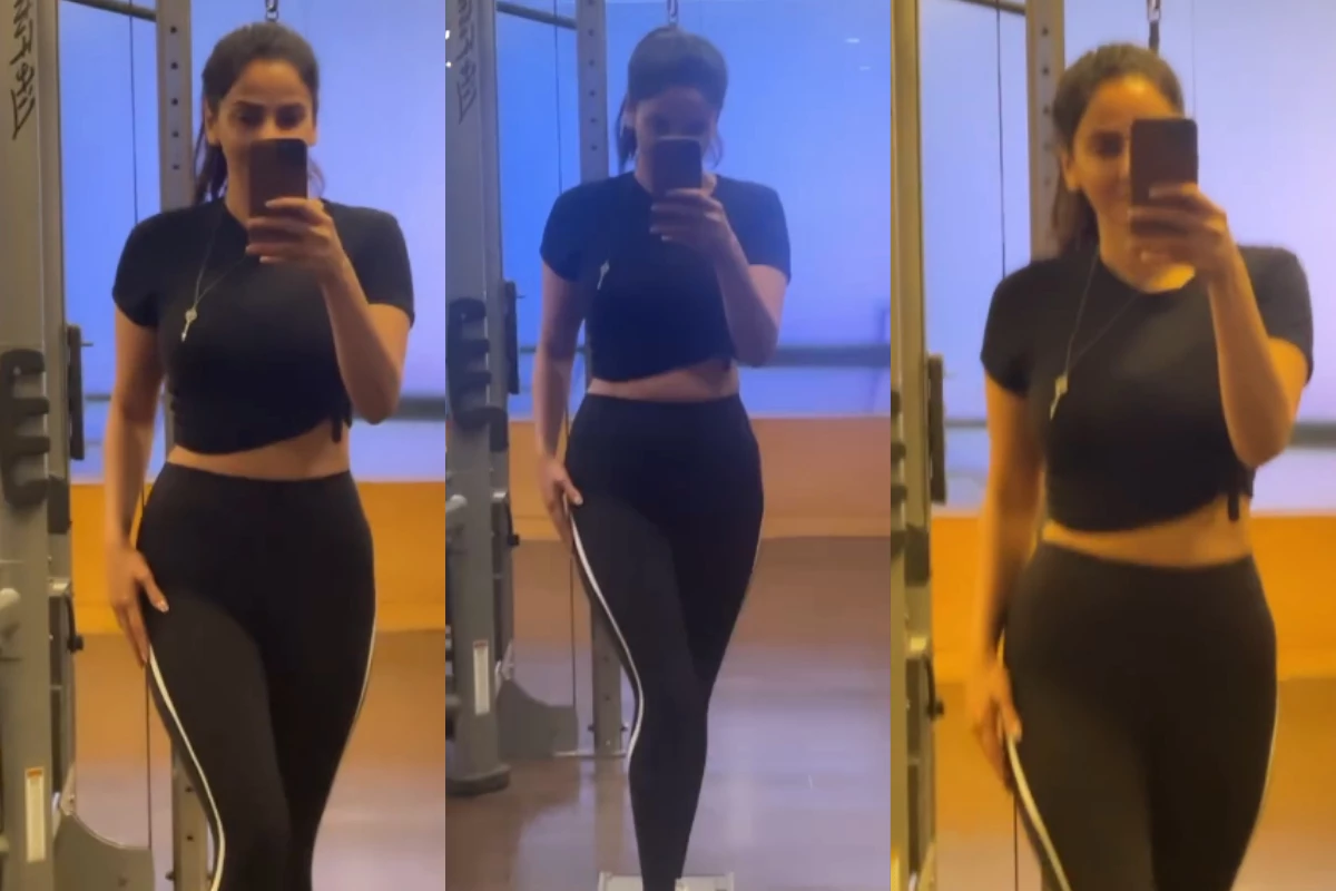 Saba Qamar shows off her fitness prowess