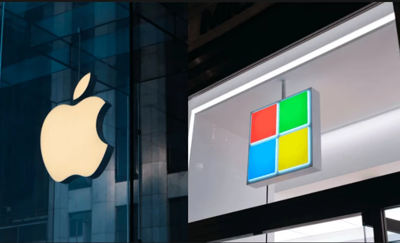 Microsoft briefly overtakes Apple as world's most valuable firm