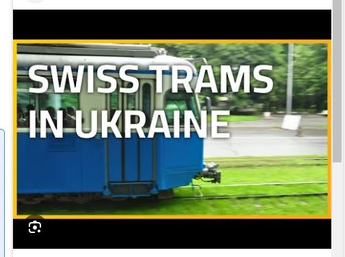 Switzerland to send dozens of trams to Ukraine