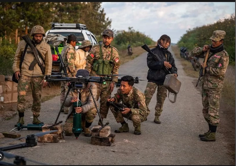 Myanmar ethnic minority fighters say capture town near Bangladesh border