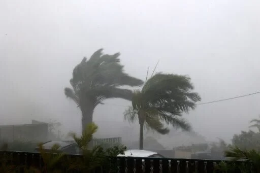 One dead as storm hits French Indian Ocean island