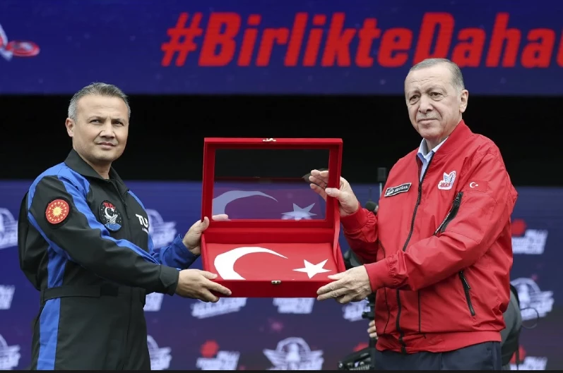 Turkey's first astronaut brandishes Erdogan's ambitions