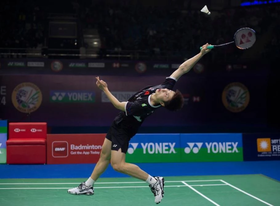 China's Shi downs Lee to win India Open badminton