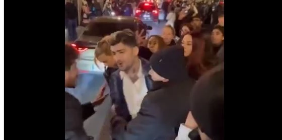 Pakistan-born British singer Zayn Malik narrowly escaped accident