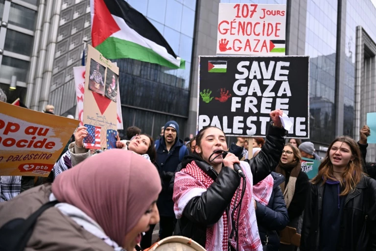 Pro-Palestinian march in Brussels draws 9,000: police